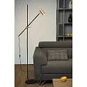 Lucide floor lamp PHILINE swivelling, rotatable, tiltable GU10 IP20, gold, black 