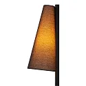 floor lamp GREGORY square E27 IP20, black 