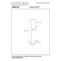 floor lamp GREGORY square E27 IP20, black 