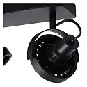 Lucide LED Deckenstrahler TALA, GU10, 2x12W 2200K/3000K, dimmbar, schwarz