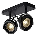 Lucide LED Deckenstrahler TALA, GU10, 2x12W 2200K/3000K, dimmbar, schwarz