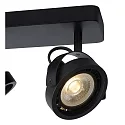 LED Deckenstrahler TALA, GU10, 3x12W 2200K/3000K, dimmbar, schwarz