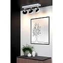 Lucide LED Deckenstrahler TALA, GU10, 3x12W 2200K/3000K, dimmbar, weiß