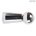 Lucide LED Bad Wandleuchte IPSOS 38° 5W 2700K 420lm IP54 CRI>80 DTW, chrom