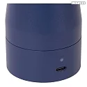 Lucide table lamp IPSOS IP20, blue dimmable