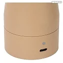 Lucide table lamp IPSOS IP20, taupe dimmable