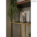 Lucide table lamp IPSOS IP20, taupe dimmable
