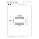 Lucide ceiling luminaire JAVOR cylindrical E27 IP20, green, beige