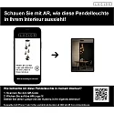 Lucide pendant luminaire JULIUS 5 flames, round E27 IP20, smoky colour, black