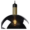 Lucide Pendelleuchte JULIUS, Ø 20 cm, 1xE27, Rauchfarbe grau