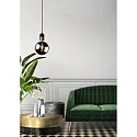 Lucide Pendelleuchte JULIUS, Ø 20 cm, 1xE27, Rauchfarbe grau