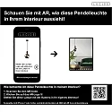 Lucide Pendelleuchte JULIUS, Ø 20 cm, 1xE27, Rauchfarbe grau
