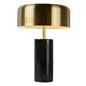 Lucide table lamp MIRASOL 3 flames G9 IP20, gold matt, brass, black dimmable