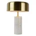 table lamp MIRASOL 3 flames G9 IP20, gold matt, brass, black dimmable
