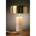 table lamp MIRASOL 3 flames G9 IP20, gold matt, brass, black dimmable