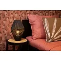 Lucide table lamp CORDULLE square E27 IP20, black 
