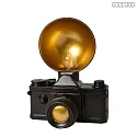 Lucide table lamp CAMERA E14 IP20, gold, black 