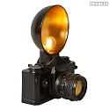 Lucide table lamp CAMERA E14 IP20, gold, black 