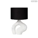 Lucide table lamp FORMA E27 IP20, brown, white 