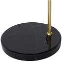 floor lamp JULIUS round E27 IP20, opal, black 