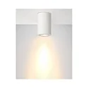 Lucide Deckenstrahler GIPSY, Ø 7 cm, Höhe 11,2 cm, 1xGU10, weiß