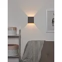 Lucide wall luminaire GIPSY square G9 IP20, taupe