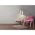 Lucide pendant luminaire GIPSY cylindrical GU10 IP20, white