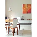 Lucide pendant luminaire GIPSY round E27 IP20, black, white