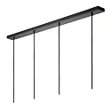 Lucide pendant luminaire GIPSY 4 flames E27 IP20, black