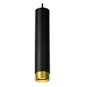 Lucide pendant luminaire FLORIS cylindrical GU10 IP20, gold matt, brass, black