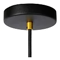 Lucide pendant luminaire FLORIS cylindrical GU10 IP20, gold matt, brass, black