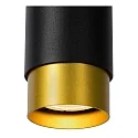 Lucide pendant luminaire FLORIS cylindrical GU10 IP20, gold matt, brass, black