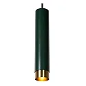 pendant luminaire FLORIS cylindrical GU10 IP20, gold matt, brass, black