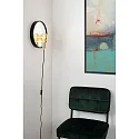 Lucide mirror luminaire REFLEX round, with switch E27 IP20, gold matt, black 