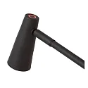 Lucide battery floor lamp STIRLING IP20, black dimmable