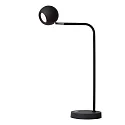 Lucide battery table lamp COMET with diffuser, with touch dimmer, cardanic, ball shaped IP20, dimmable