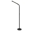 LED Akku Stehleuchte mit Leselampe GILLY, 1x3W, 2700K, dimmbar, schwarz