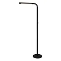 Lucide LED Akku Stehleuchte mit Leselampe GILLY, 1x3W, 2700K, dimmbar, schwarz
