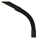 Lucide LED Akku Stehleuchte mit Leselampe GILLY, 1x3W, 2700K, dimmbar, schwarz