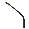 Lucide LED Akku Stehleuchte mit Leselampe GILLY, 1x3W, 2700K, dimmbar, schwarz