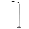 LED Stehleuchte mit Leselampe GILLY, 1x5W, 2700K, schwarz