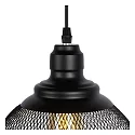 Lucide Pendelleuchte MESH, Ø 22 cm, 1xE27, schwarz
