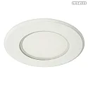 Lucide LED Deckenleuchte AXELLE Ø 39,6 cm 120° 24W 2700K 1200lm IP20 CRI>80 3-Step-Dim weiß