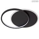Lucide ceiling luminaire AXELLE IP20, black dimmable