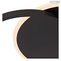 Lucide ceiling luminaire AXELLE IP20, black dimmable