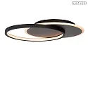 Lucide ceiling luminaire AXELLE IP20, black dimmable