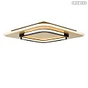 Lucide LED Deckenleuchte ANDREAS 40,5 x 40,5 cm 120° 30W 2700K IP20 CRI>80 messing
