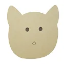 Lucide LED Kinderzimmer-Wandleuchte CHARLIE, 7W 2700K, indirekt, mit Touch-Dimmer + 150cm Steckerkabel, grün / Katze