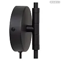 Lucide LED Wandleuchte MILNE 2-flammig 120° 2x 6W 2700K IP20 CRI>80 Touch-Dim schwarz