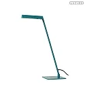 LED Tischleuchte LAVALE 120° 3W 2700K IP20 CRI>80 drehbar,schwenkbar dimmbar, türkis